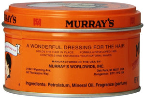Murray's pomada para cabello, empaque de 4, añade forma y definición.