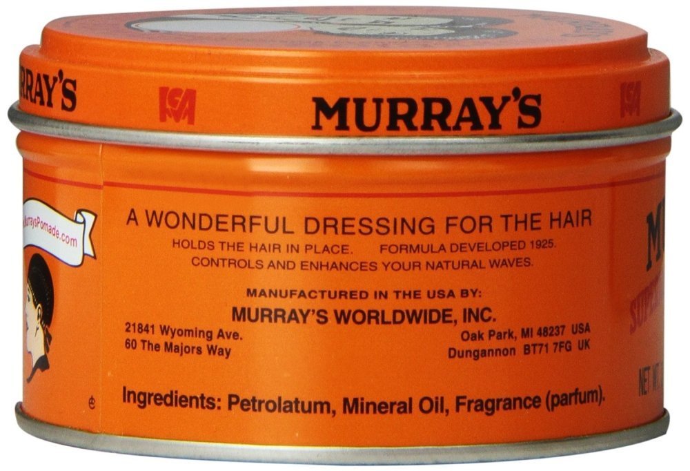 Murray's pomada para cabello, empaque de 4, añade forma y definición.