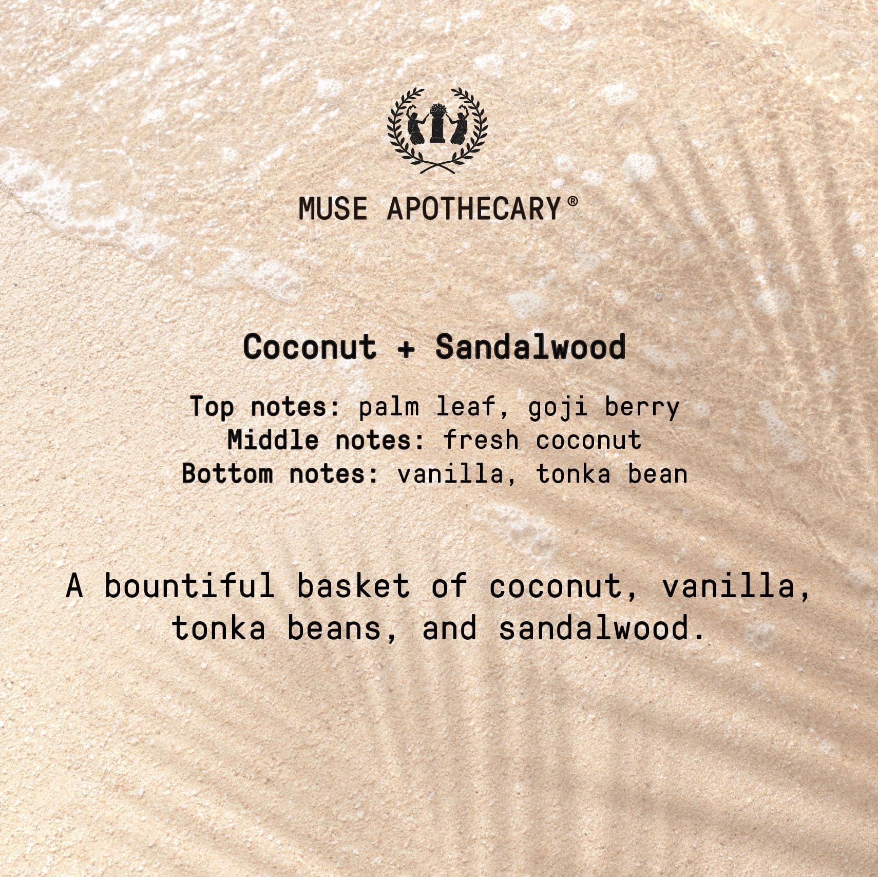 Muse Apothecary Aroma Coco Sándalo: experiencia sensorial en cada lavado