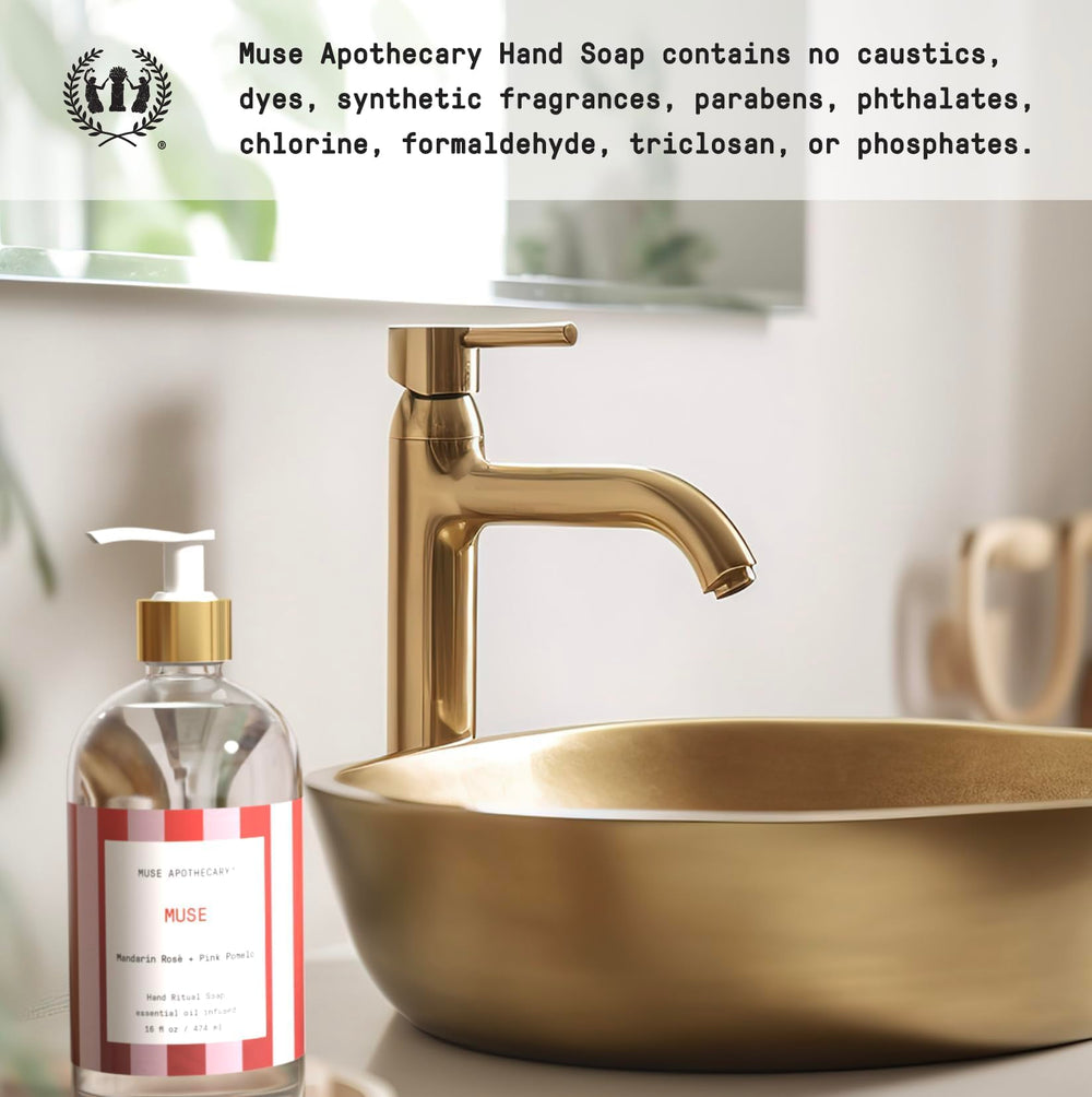 Muse Apothecary Hand Ritual pH equilibrado para uso diario sin irritación