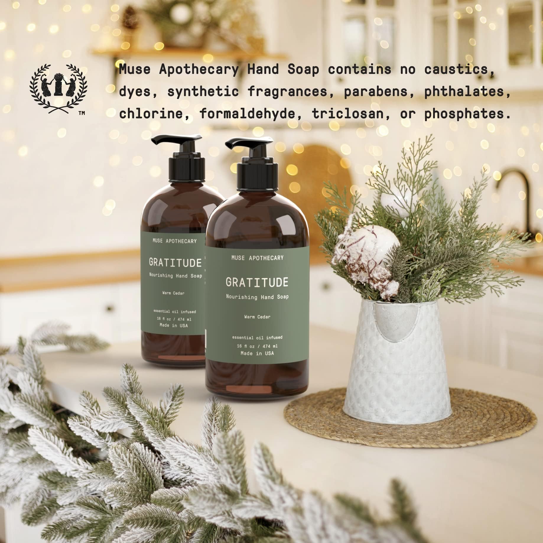 Muse Apothecary Presentación en Paquete de 2 para regalo