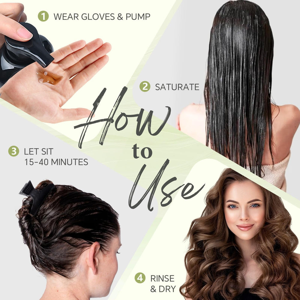 Pelo suave y brillante tras la coloración