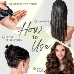 Pelo suave y brillante tras la coloración