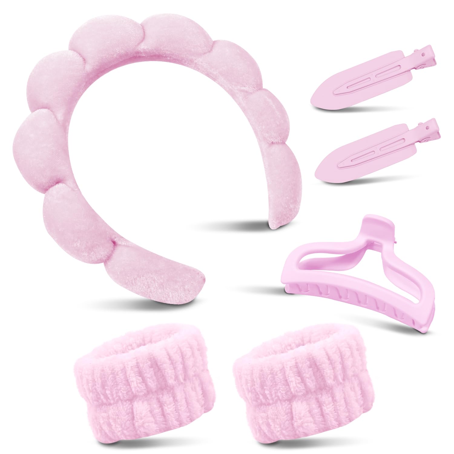 my novel things banda spa para lavado facial, absorbe agua y mantiene el cabello seco.
