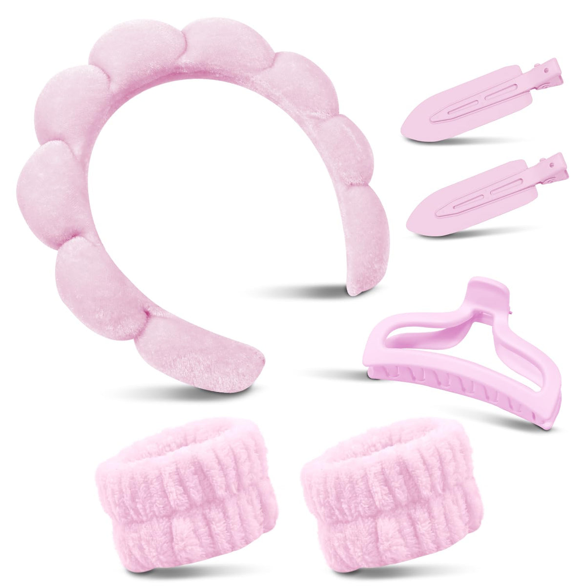 my novel things banda spa para lavado facial, absorbe agua y mantiene el cabello seco.