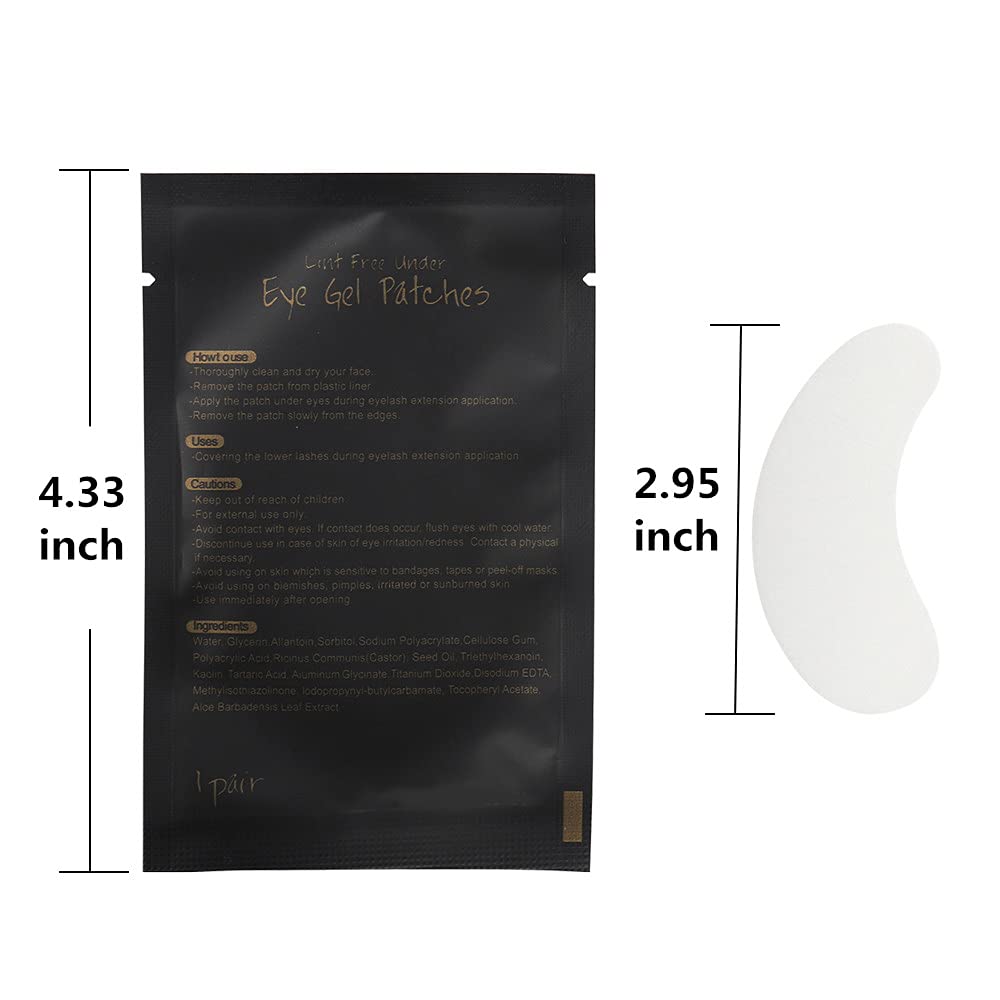 Parches gel Myaokue-Up con adhesión delicada para fijar durante la aplicación.