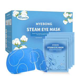 MYEBONG mascarilla ocular de vapor caliente, vista frontal para relajación ocular
