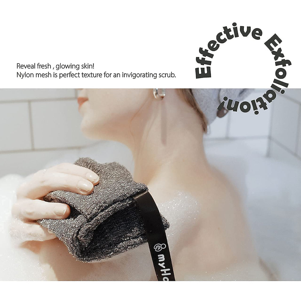 myHomeBody esponja exfoliante-cuerpo, exfoliación efectiva para piel suave