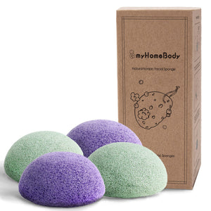 myHomeBody esponjas Konjac lavanda: limpieza suave para la piel