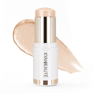MYMERRY Dewy Highlighter ilumina pómulos con brillo suave y natural.