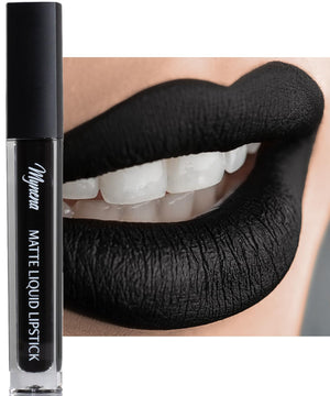 Mynena labial mate negro – aplicación suave para color intenso