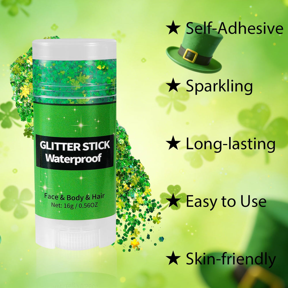 Barra brillo verde para escote realza el cuello y clavículas