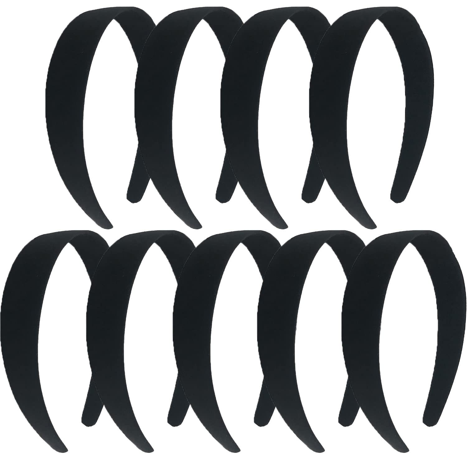 Diademas satinadas MYYZMY, ideales para peinados DIY en fiestas.