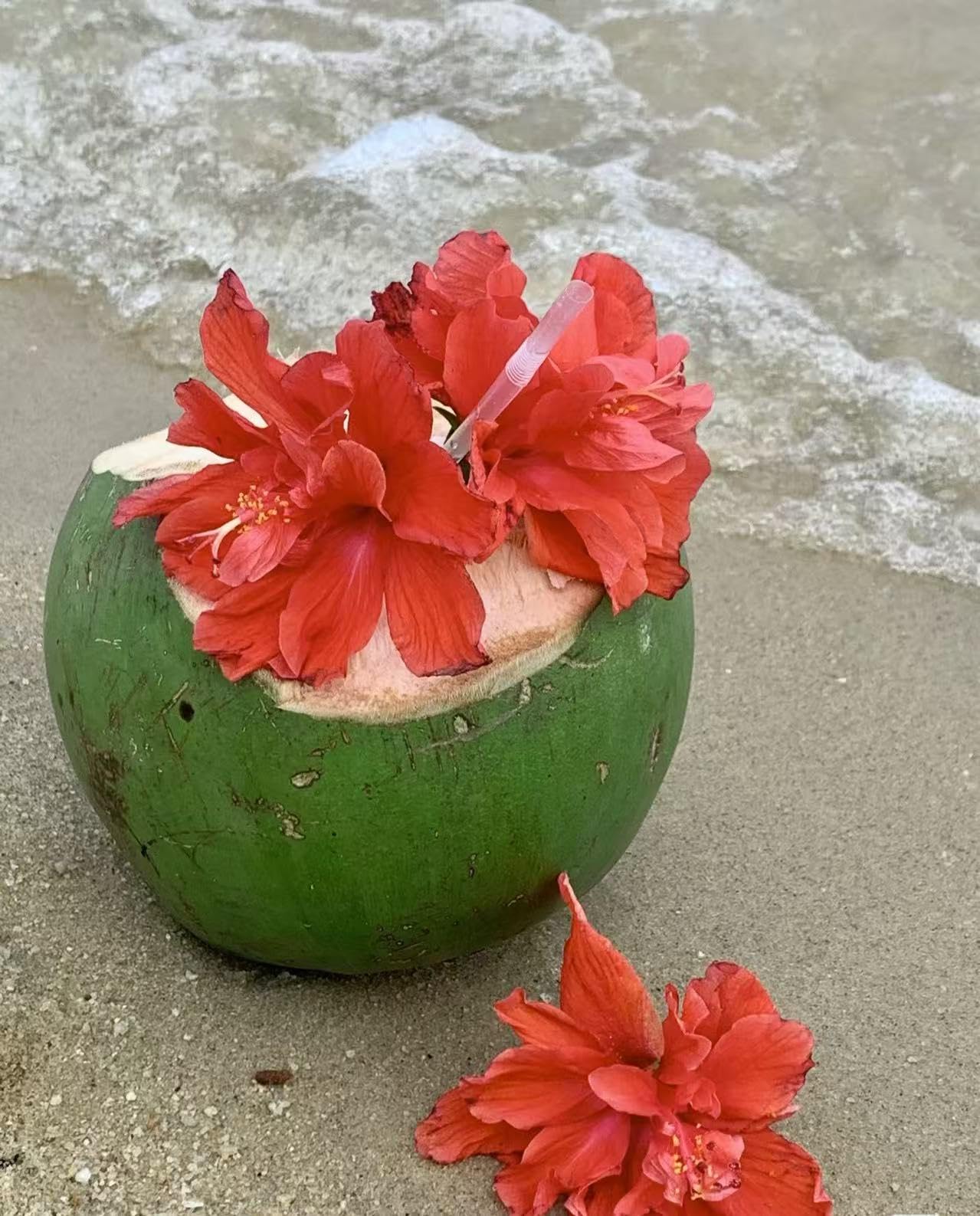 MZLUWM flor hawaiana para bolso o sombrero con estilo
