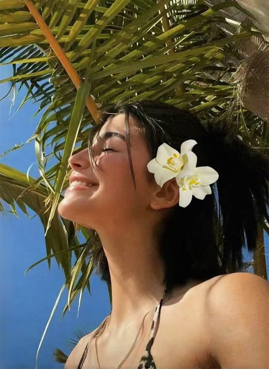 MZLUWM regalo con flor hawaiana para cabello y accesorios