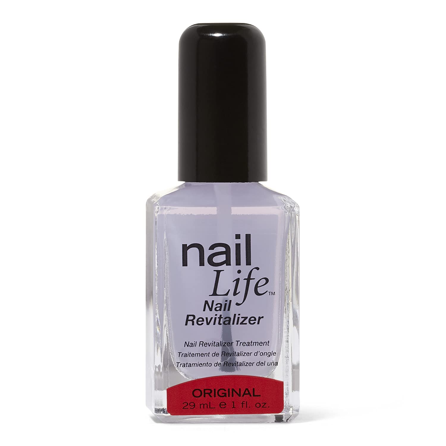 NAIL LIFE Revitalizador: botella del tratamiento para uñas débiles y agrietadas, mejora fuerza y apariencia