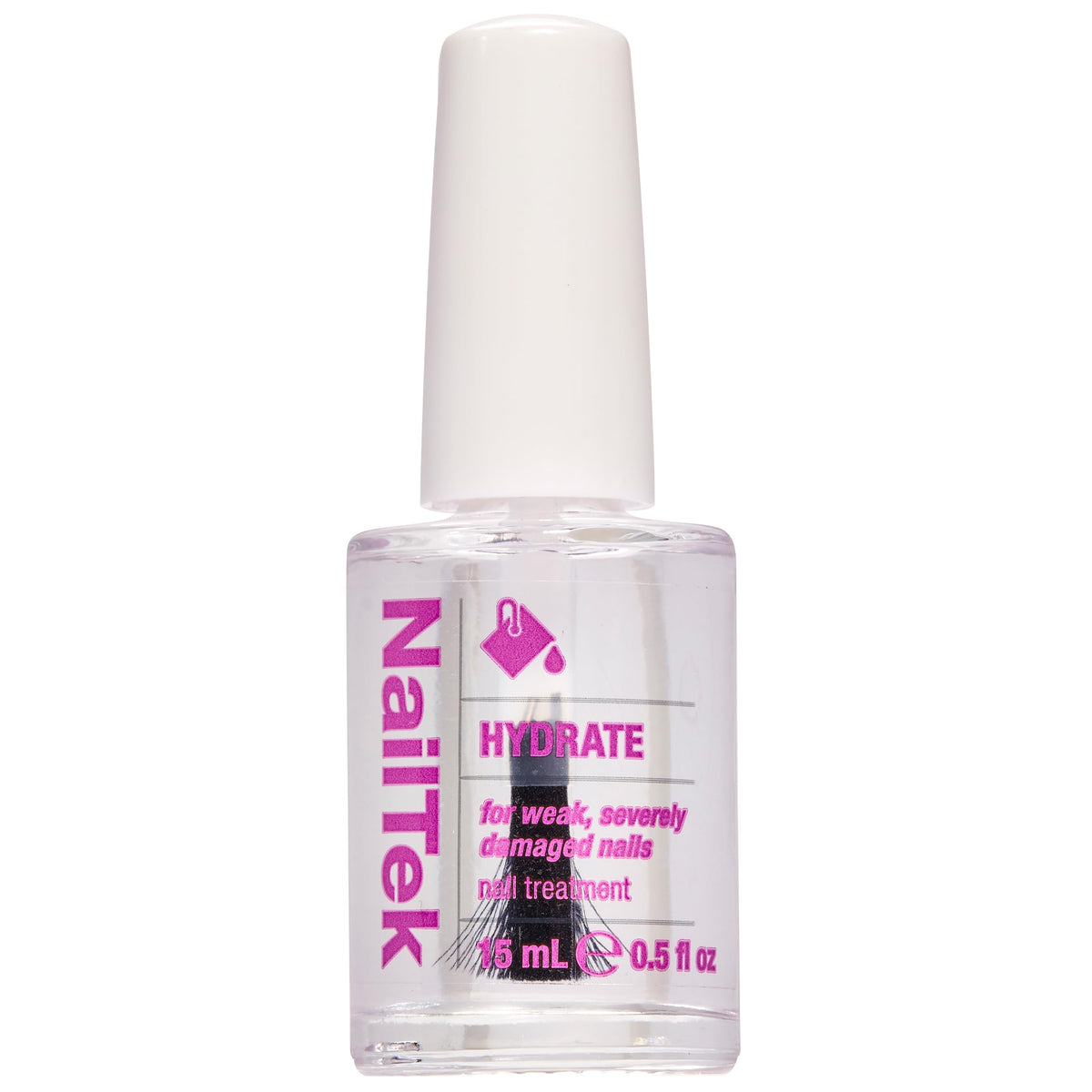 Nail Tek Hydrate Formula 4, botella de 0,5 oz, hidratación para uñas débiles y dañadas.