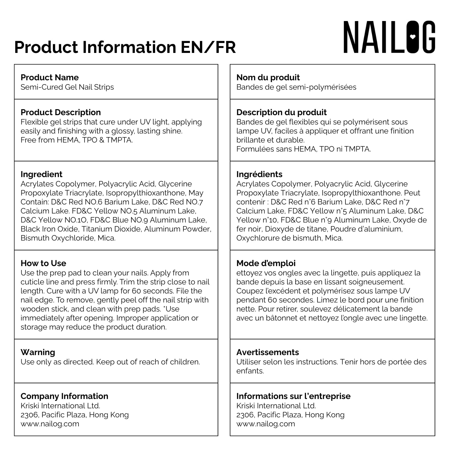NAILOG perfecto para uso en casa o para profesionales novatos