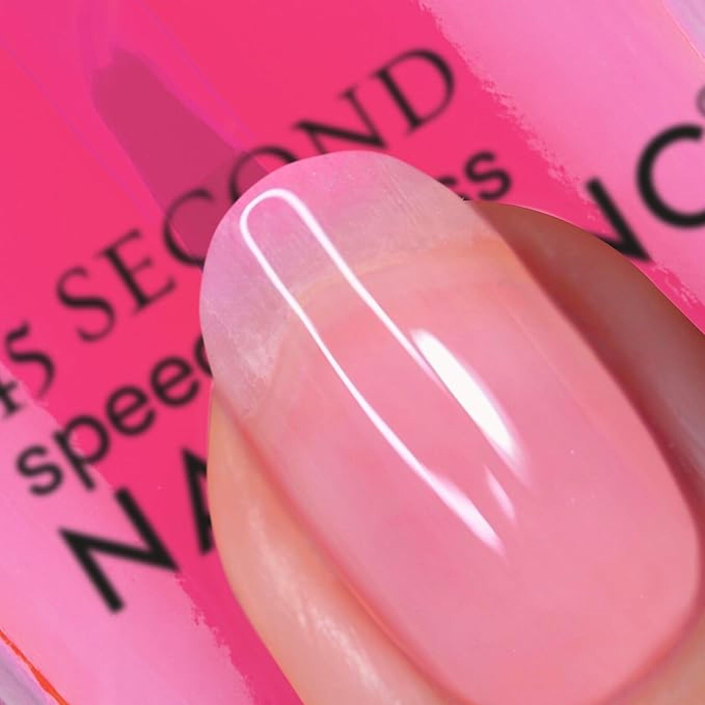Nails INC Tono rosado translúcido Sienna para un aspecto natural