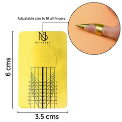 Nailskey formas autoadhesivas para uñas, adhesión fuerte y aplicación sencilla.