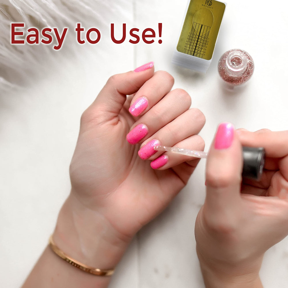 Nailskey formas compatibles con gel polímero y acrílico.