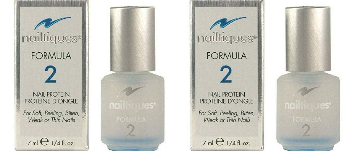 Nailtiques Proteína para Uñas Fórmula 2 en envase compacto fortalece uñas
