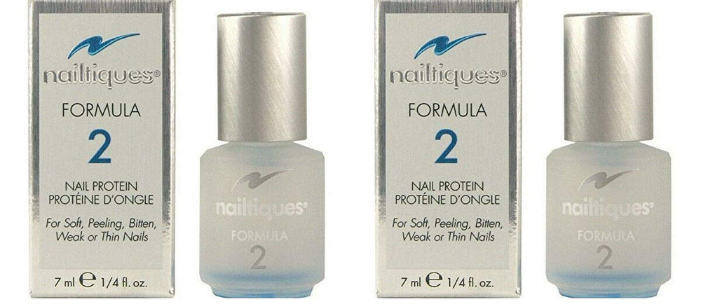 Nailtiques Proteína para Uñas Fórmula 2 en envase compacto fortalece uñas