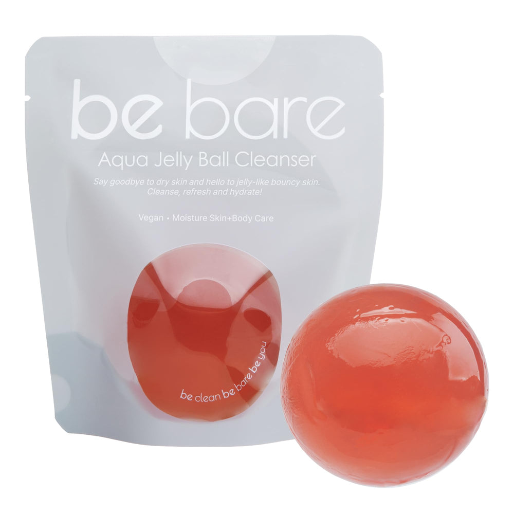 Naisture Be Bare Jelly Ball Cleanser, empaque rosa, limpieza suave para piel seca.