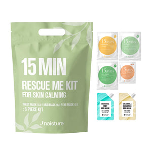 Naisture kit rescate 15 min mascarilla facial trio para renovación e hidratación