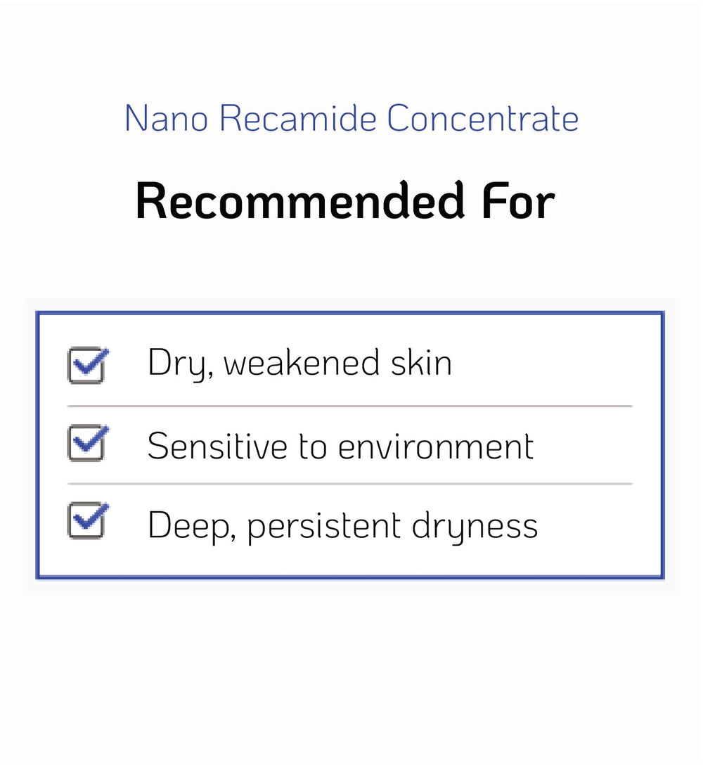 Nano Recipe Ceramida Concentrado: tamaño 41 ml para uso continuo en rutina diaria.