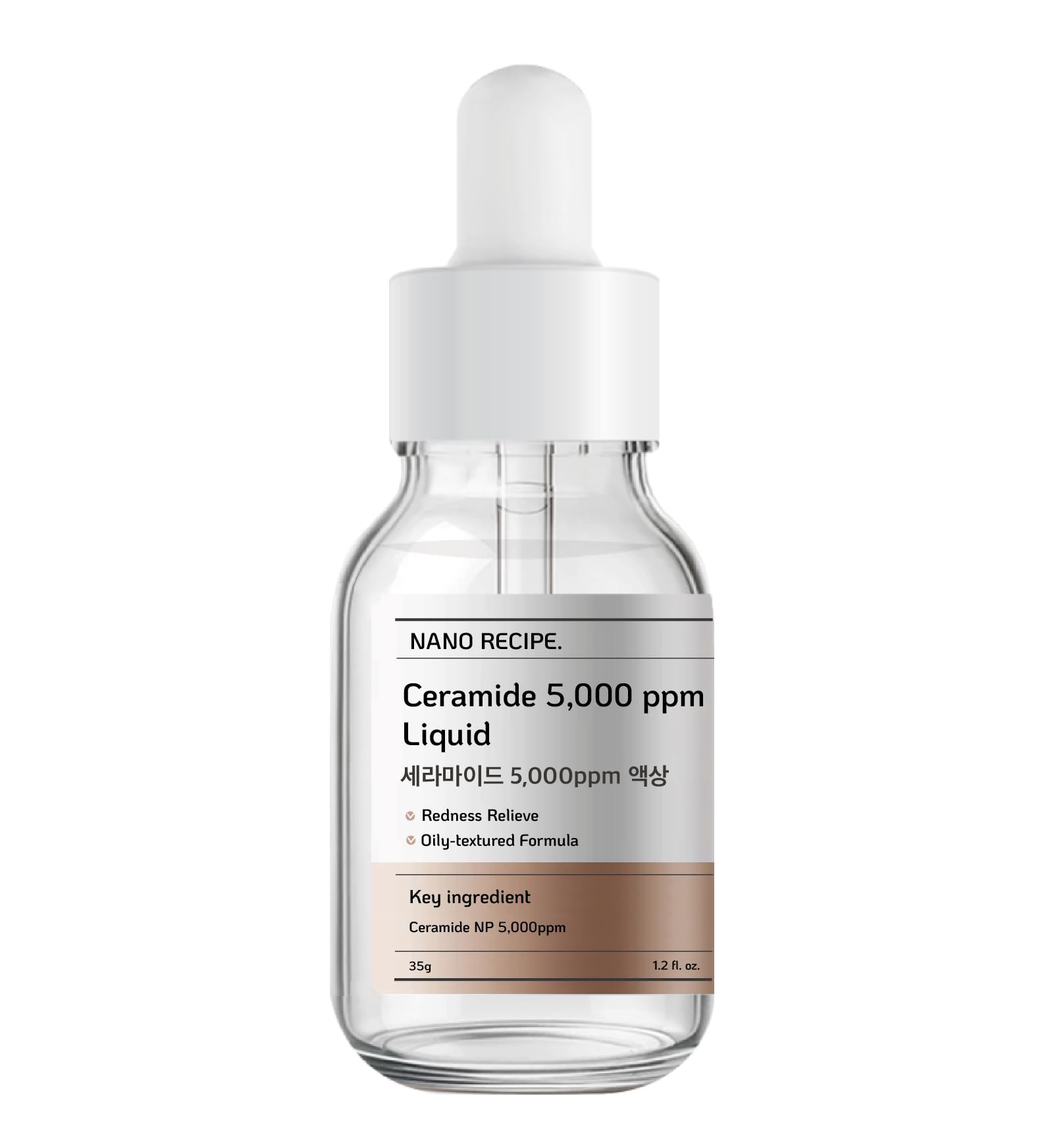Nano Recipe Ceramida Concentrado: dosis para mezclar y potenciar hidratación diaria.