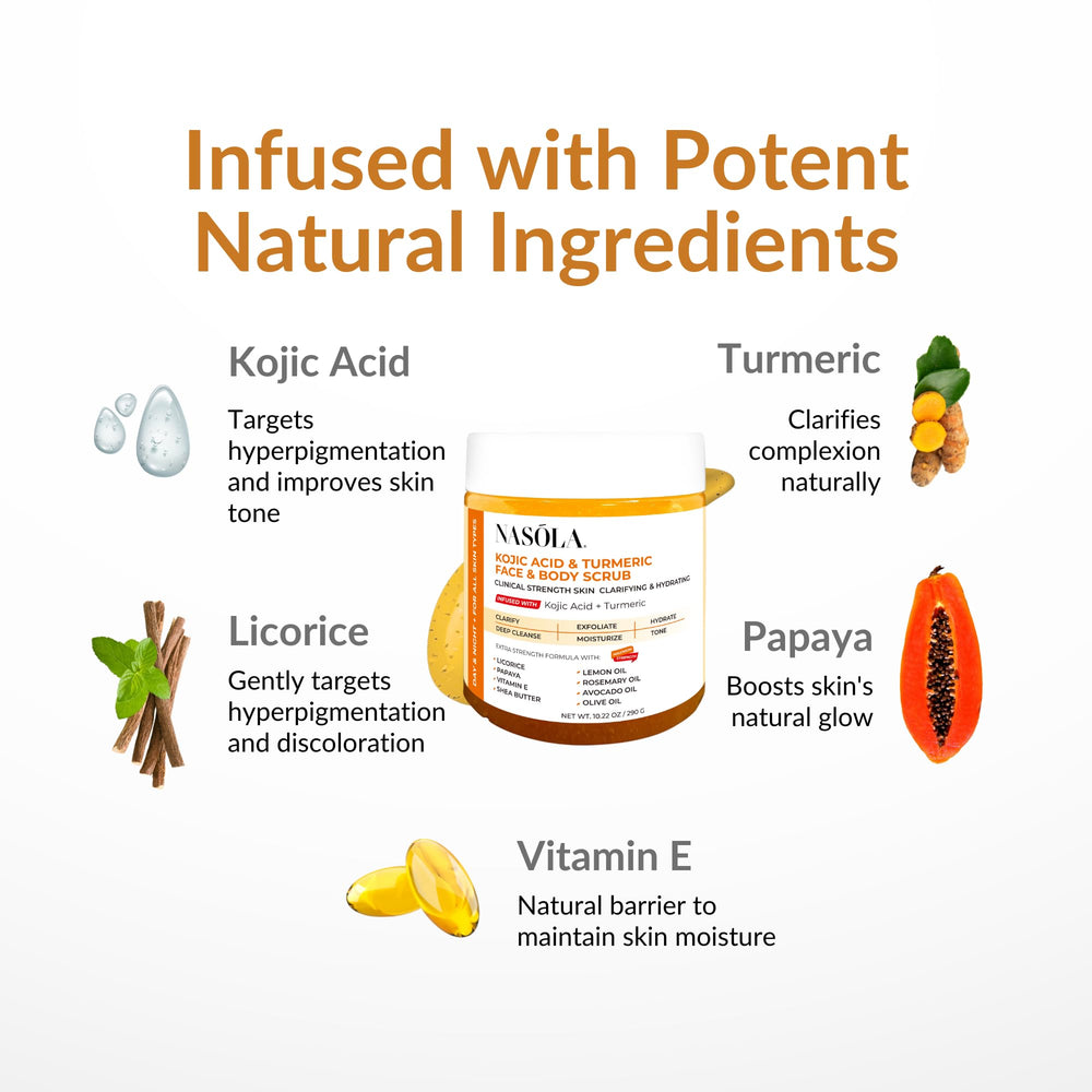 Nasola mezcla de ingredientes clave, ofrece cuidado suave para rostro y cuerpo.