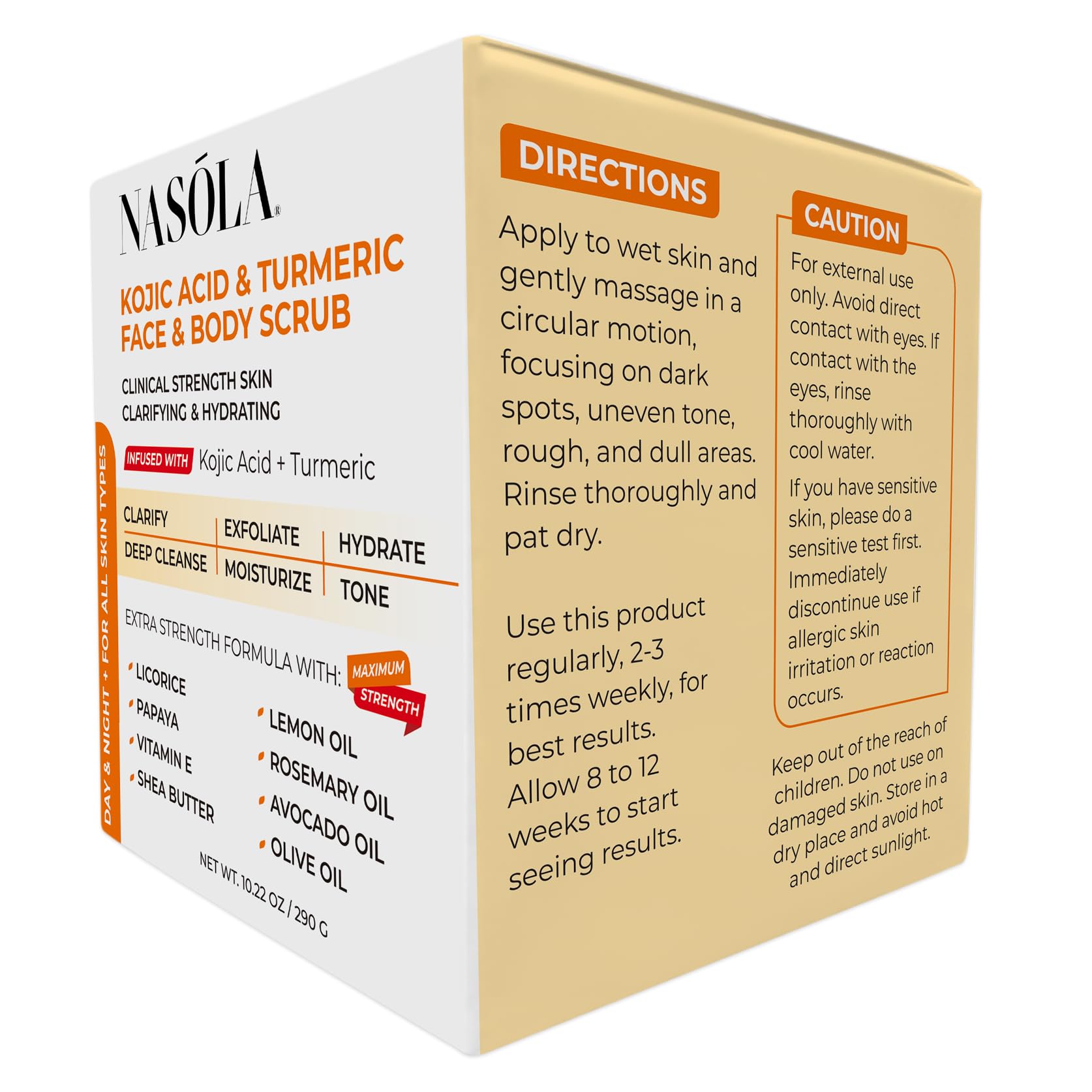 Nasola exfoliante para piel sensible, suave y equilibrada.