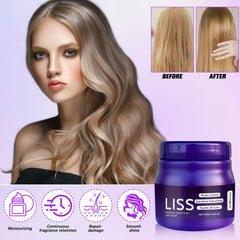 Nasteck Liss Alisado muestra cabello liso con brillo saludable