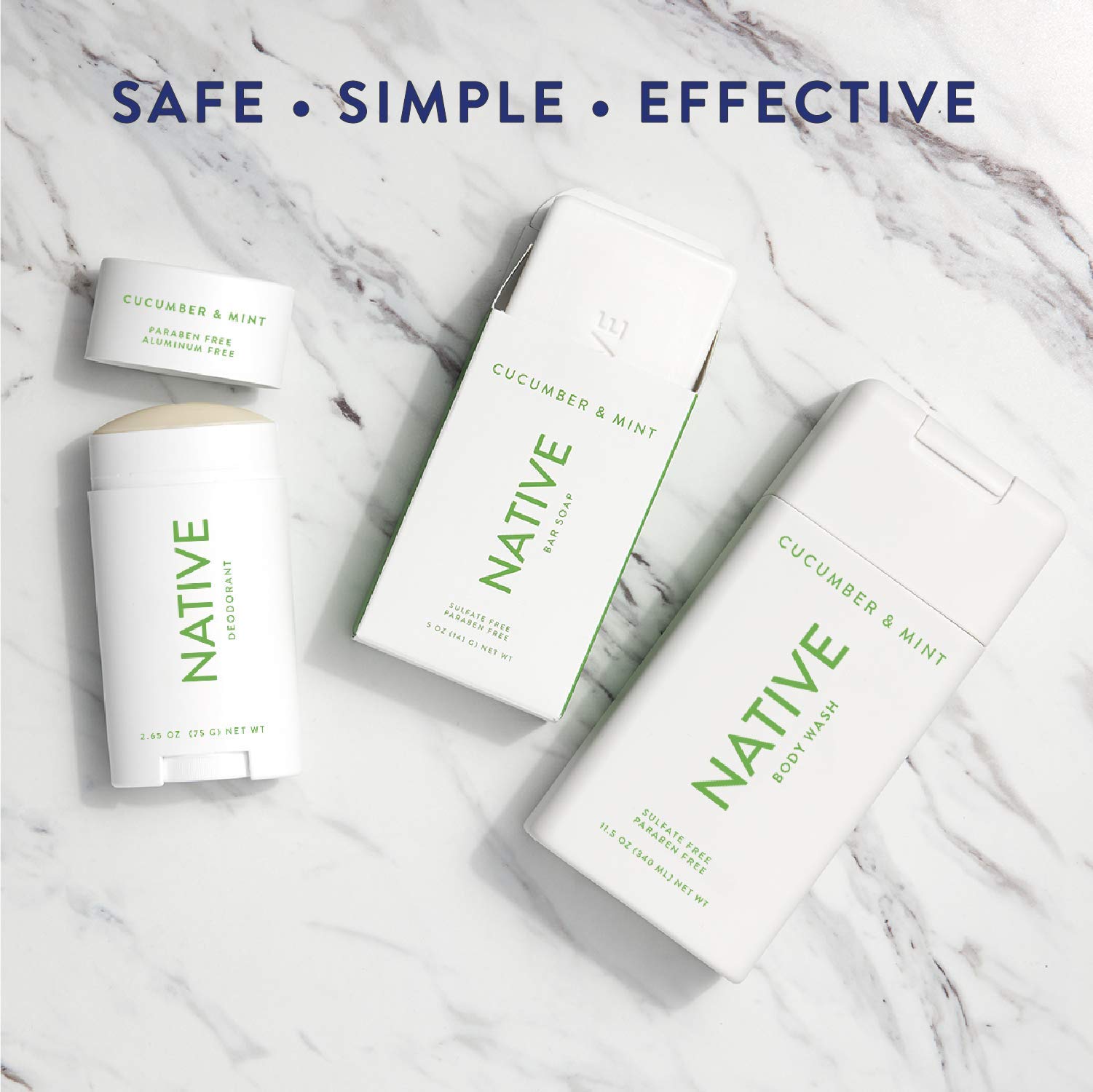 Native Body Wash espuma densa muestra una limpieza profunda sin resecar