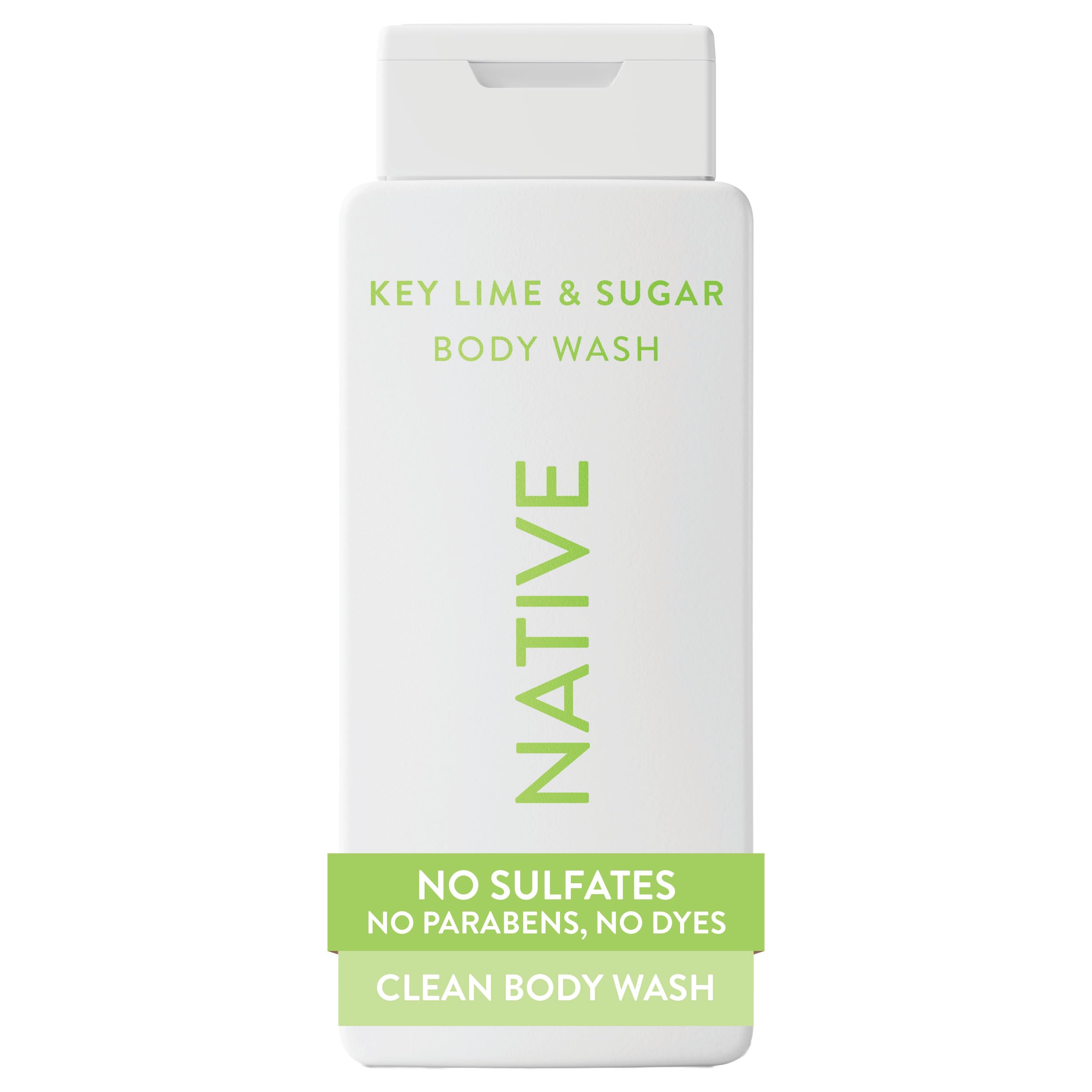 Native Body Wash con ingredientes naturales para una limpieza suave y eficaz