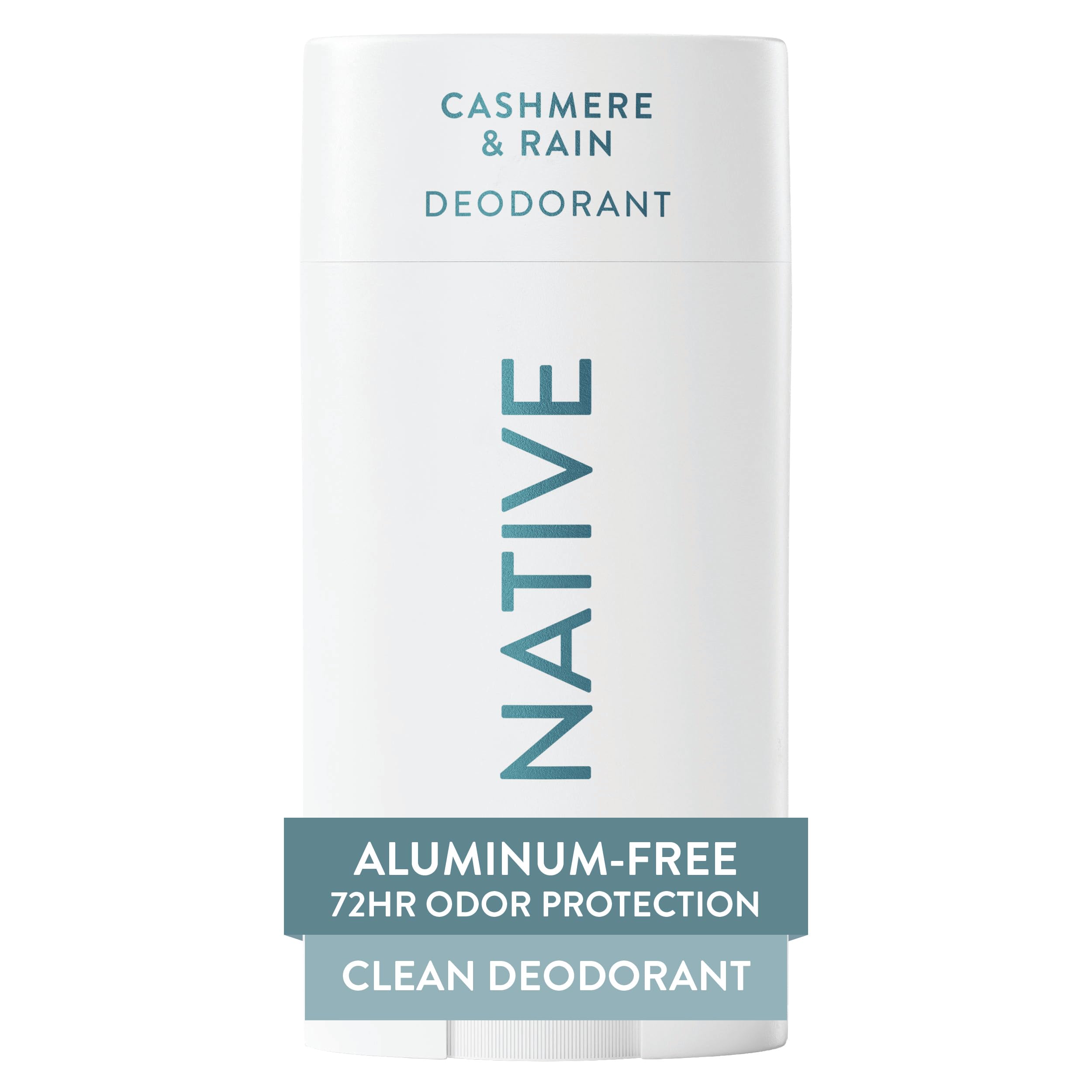 Native Cashmere & Rain frente del desodorante: protección diaria discreta.