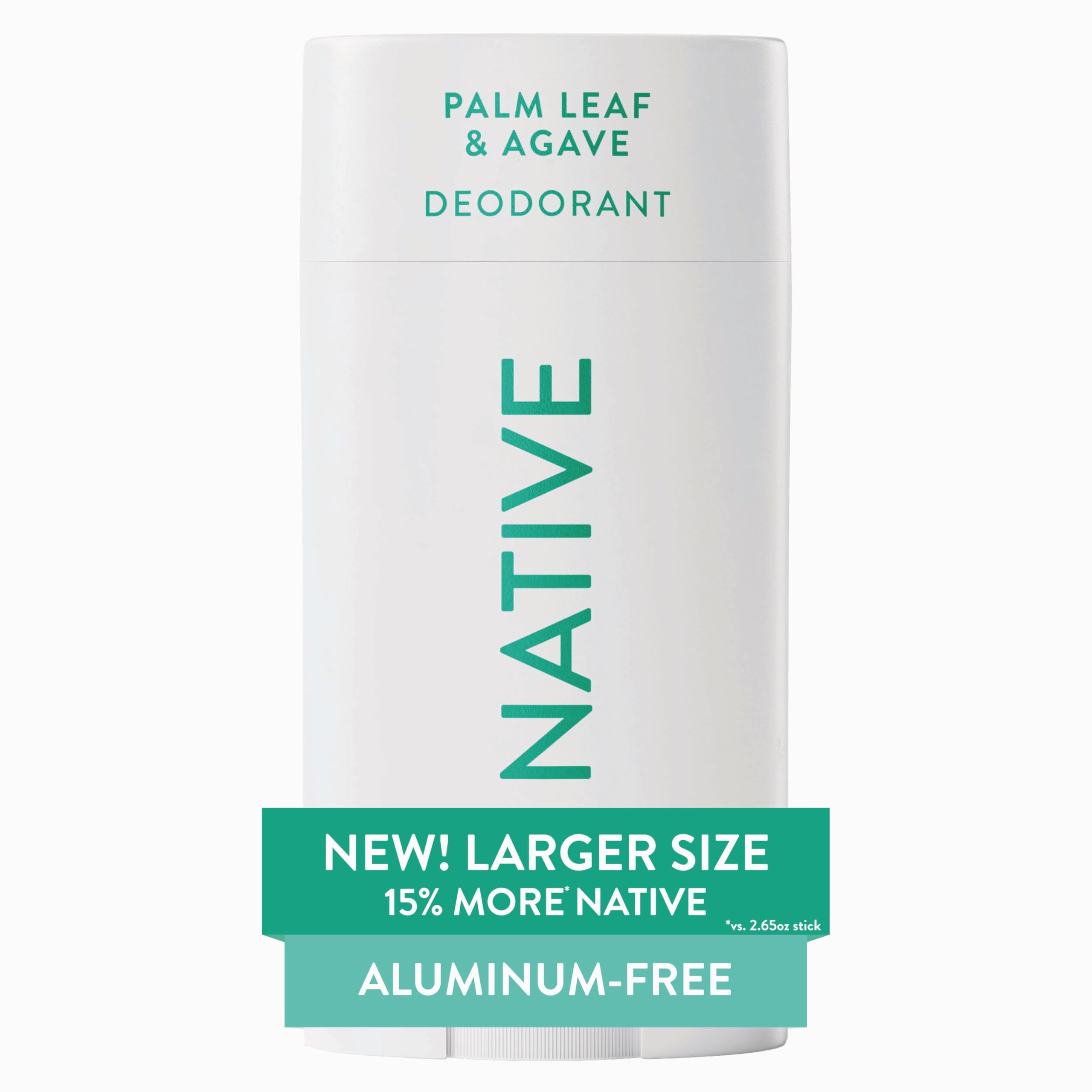 Desodorante Native con aroma palma y agave en envase grande.