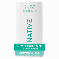 Desodorante Native con aroma palma y agave en envase grande.