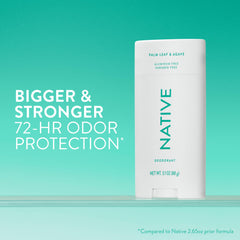 Aplicación suave de Native sin residuo blanco.