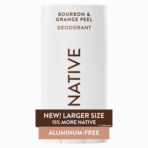 Desodorante Native Bourbon-naranja, barra elegante y aroma refinado para uso diario