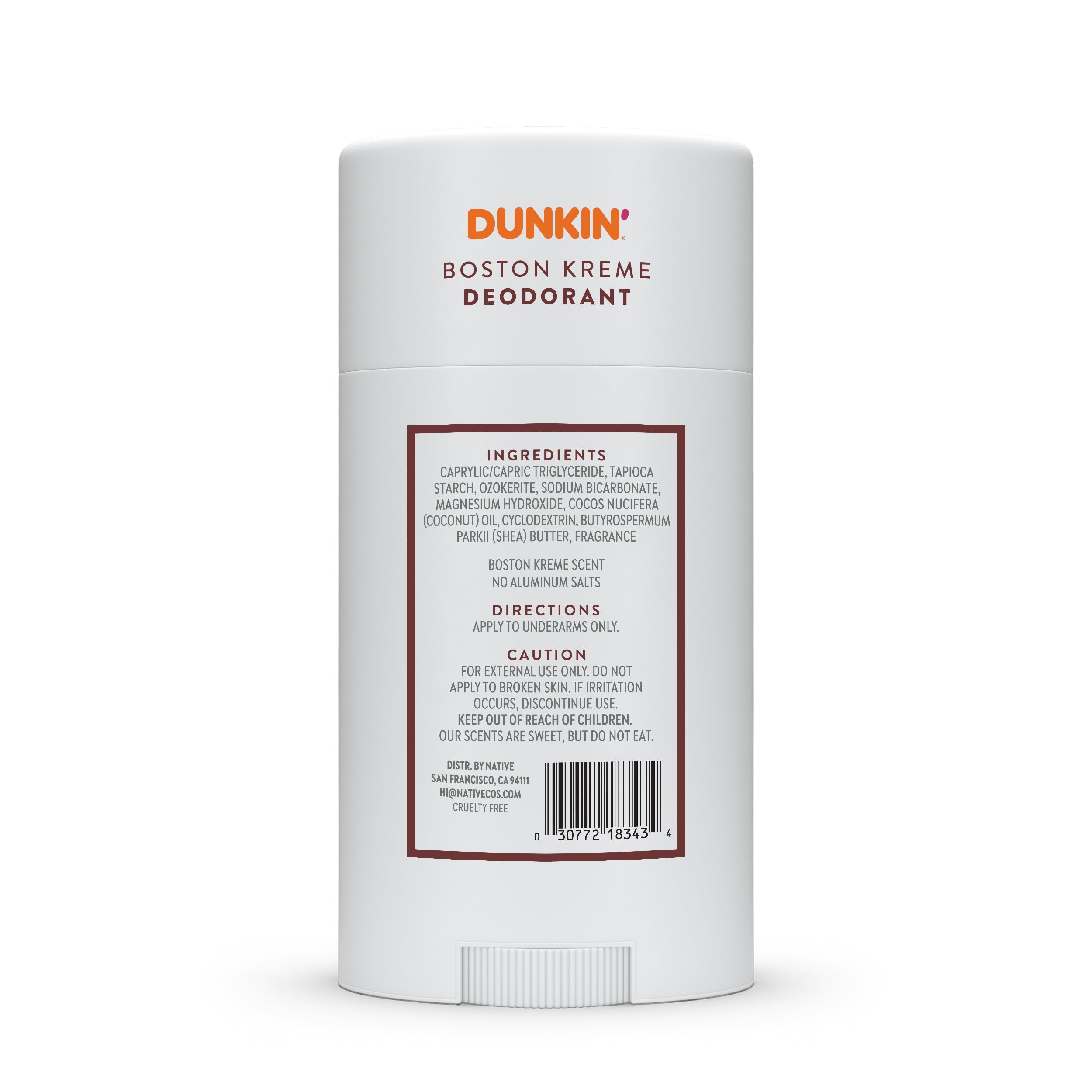 Edición limitada Native Dunkin Boston Kreme, aroma único