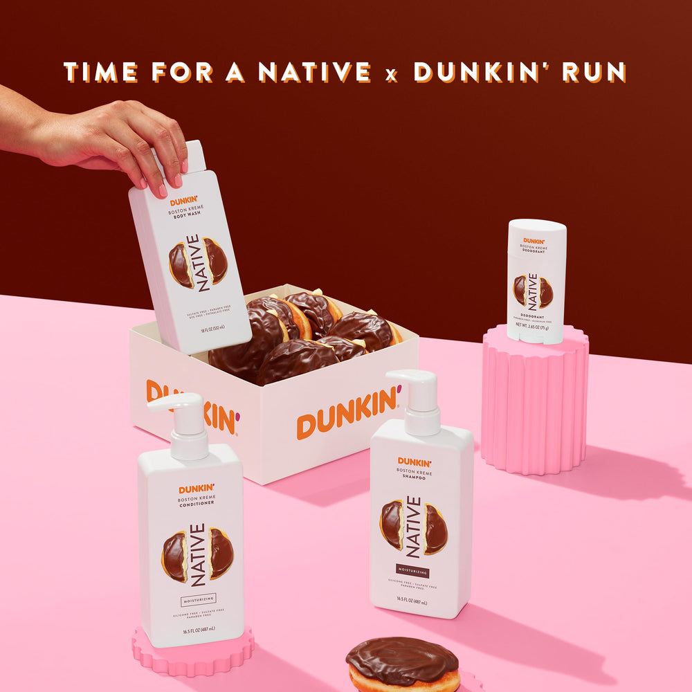 Protección de 72 horas de Native Dunkin Boston Kreme para días activos