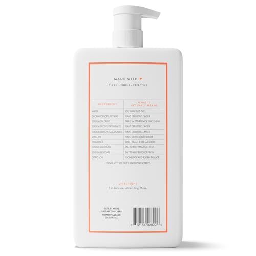 Native gel ducha fragancia durazno-jazmín para duchas diarias.