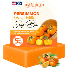 Jabón corporal Persimmon de Natrulo para controlar el olor y dejar sensación fresca.