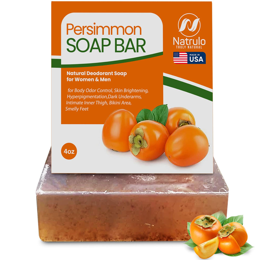 Natrulo Persimon barra-jabon-cuerpo para control del olor.