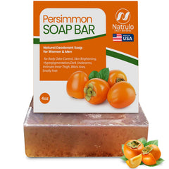 Natrulo Persimon barra-jabon-cuerpo para control del olor.