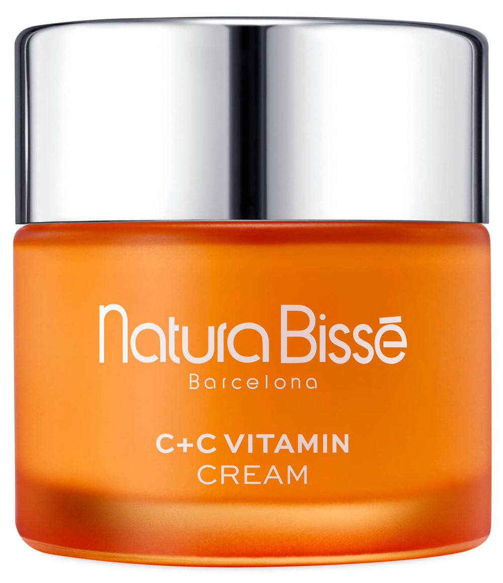 Natura Bissé C+C Vitamin Cream SPF 10 en frasco, iluminación instantánea de la piel