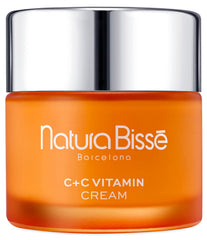 Natura Bissé C+C Vitamin Cream SPF 10 en frasco, iluminación instantánea de la piel