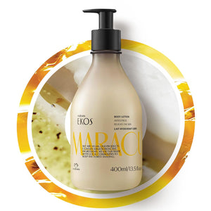 Natura Ekos loción corporal de maracuyá, bote: hidratación suave para piel sensible.
